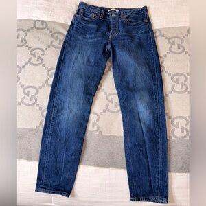 Levi’s Wedgie Indigo Blue Jeans, 28